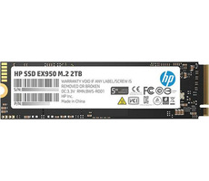 HP EX950 2TB / M.2 / PCIe Gen3 x4 NVMe / R: 3500MBs / W: 2900MBs / IOPS: 410K 380K
