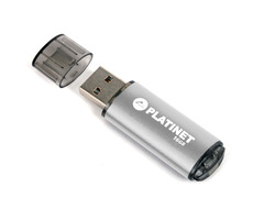 PLATINET X-Depo 16GB stříbrná / flash disk / USB 2.0 / zápis: 8MBs; čtení: 22MBs