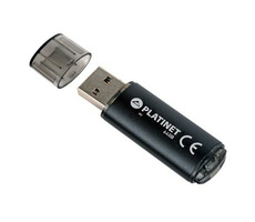 PLATINET X-Depo 64GB černá / flash disk / USB 2.0 / zápis: 8MBs; čtení: 15MBs