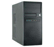 CHIEFTEC CG-04B-OP černá / Middle tower / ATX / 2x USB 3.0 / 2x USB 2.0 / Bez zdroje