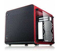 RAIJINTEK Metis EVO TG červená / Mini-ITX / s průhlednou bočnicí / USB 3.0 / USB 3.1 (Typ C) / ATX|SFX / bez zdroje