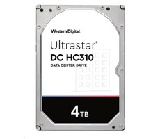 WD Ultrastar DC HC310 7K6 4TB (0B36048) / HDD / 3.5" SAS 12Gbs / 7 200 rpm / 512E SE P3 / 256MB cache / pro NAS