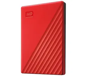 WD My Passport 2TB červená / externí HDD / 2.5" / USB 3.0 / 3y