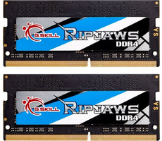 G.Skill Ripjaws 32GB(2x16GB) 2400MHz / DDR4 / SO-DIMM / CL16-16-16-39 / 1.2V