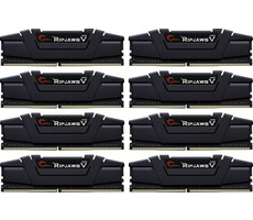 G.Skill Ripjaws V Black 256GB (8x32GB) 3600MHz