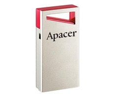 Apacer AH112 64GB stříbrno-červená / USB flash disk / USB 2.0 
