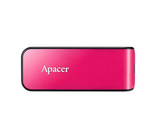 Apacer AH334 64GB růžová / Flash Disk / USB 2.0 / s výsuvným konektorem