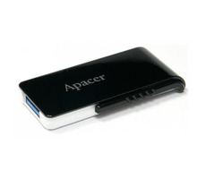 Apacer AH350 64GB černá / USB flash disk / USB 3.0 (3.1 Gen 1) / s výsuvným konektorem