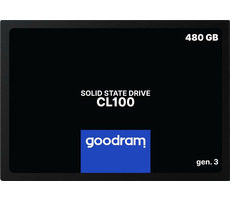 GOODRAM CL100 Gen. 3 480GB / 2.5" / SATA III / 3D-NAND TLC / R: 540MBs / W: 460MBs 