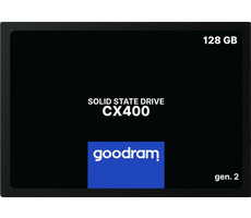 GOODRAM CX400 Gen.2 128GB / 2.5" / SATA III / 3D-NAND TLC / R: 550MBs / W: 460MBs / MTBF: 2mil
