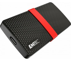 EMTEC Power Plus X200 128GB SSD černá / Externí SSD / čtení: 450 MBs / zápis: 420 MBs / USB-C 3.1 / 3y