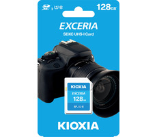 KIOXIA EXCERIA SDXC 128GB / Class 10 / UHS-I U1 / čtení: 100MBs