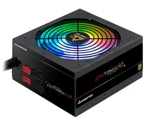 CHIEFTEC GDP-750C-RGB Photon Gold 750W / ATX / 650W / 90% účinnost / Aktivní PFC / 140 mm RGB / semi-modulární