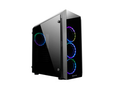 CHIEFTEC SCORPION II GL-02B-OP černá / ATX / 2x USB 3.0 + 1x USB 2.0 / 4x 120mm RGB / bez zdroje / průhledná bočnice