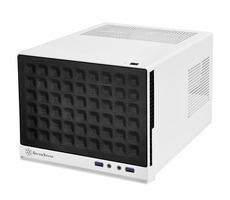 SilverStone SG13 černo-bílá / PC skříň / Mini-ITX / USB C / bez zdroje