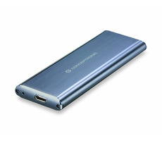 Conceptronic HDE01G Externí box pro M.2 SATA SSD modrá / USB 3.2 / M.2 SATA III 2280 