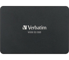 Verbatim Vi550 S3 512GB / SSD / 2.5" / SATA III / 3D NAND / R: 560MBs / W:535MBs / IOPS R: 75413 W:86756 / MTBF 2mh / 3y