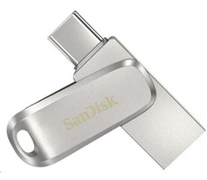 SanDisk Ultra Dual Drive Luxe 32 GB stříbrná / Flash Disk / USB-A 3.1 & USB-C 3.1 / čtení: 150 MBs