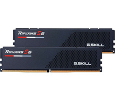 G.Skill Ripjaws S5 Black 32GB (2x16GB) 5200MHz / DDR5 / PC5-41600 / CL36-36-36-83 / 1.2V / XMP 3.0 