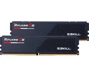 G.Skill Ripjaws S5 Black 32GB (2x16GB) 5600MHz / DDR5 / PC5-44800 / CL40-40-40-89 / 1.2V / XMP 3.0 