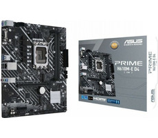 ASUS PRIME H610M-E D4-CSM / H610 / LGA 1700 / 2x DDR4 / PCIEx16 / 1x GLAN / microATX