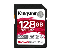 Kingston Canvas React Plus SDXC 128GB / UHS-II V90 / U3 / Class 10