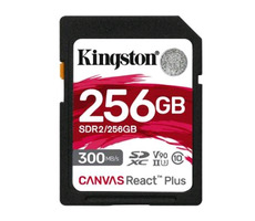 Kingston Canvas React Plus SDXC 256GB / UHS-II V90 / U3 / Class 10