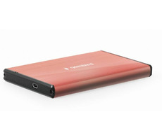 Gembird EE2-U3S-3-P růžová / externí box / 2.5" / hliníkový / USB 3.0