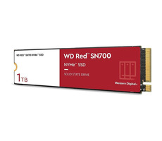 WD RED SN700 1TB / M.2 2280 / NVMe PCI-E 3.0 x4 / RW: 3430 & 3000 MBps / MTTF: 1.75 / 5y