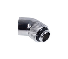Alphacool Eiszapfen úhlový adaptér 45° G1/4 > G1/4 chromová
