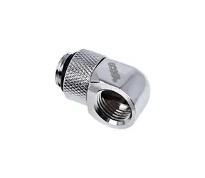 Alphacool Eiszapfen L-konektor otočný G1/4 na G1/4 chrom