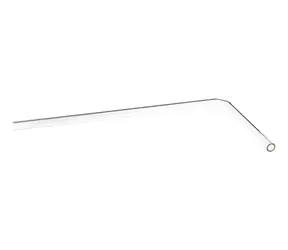 Alphacool HardTube 16/11mm 90° borosilikátové sklo 20/40 cm čirá