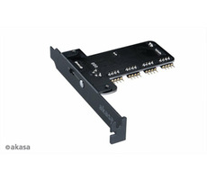 Akasa AK-RLD-02 Vegas RGB Controller černá / RGB ovladač