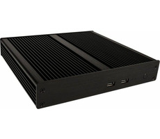 Akasa Plato NE Compact 1.4L černá / Mini ITX / možnost pověšení na zeď / hliník / OEM / bez ventilátoru