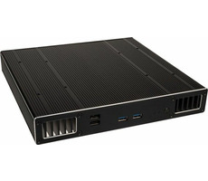 Akasa Plato TN UCFF černá / Mini ITX / možnost pověšení na zeď / hliník / OEM / bez ventilátoru