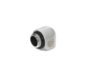 BitsPower úhlový adaptér 90° G1/4" (M) > G1/4" (F) stříbrná