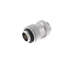 BitsPower Aqua-Pipe II (22-31mm) pro nádrže - 2x G1/4 závit stříbrná