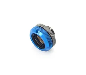 BitsPower Multi-Link adaptér přímý G1/4 > 16 mm HardTube modrá/lesklá černá
