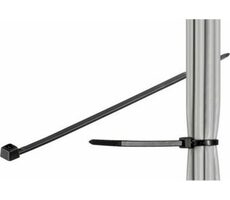 MicroConnect Kabelové stahovací pásky 292 x 3.5 mm černá / 100ks