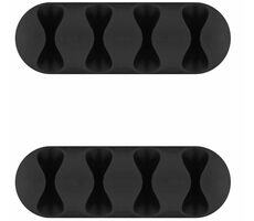 MicroConnect 4slotový kabelový organizér 2 kusy černá