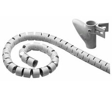 MicroConnect Orzanizér kabelů se vsuvkou 2.5m šedá