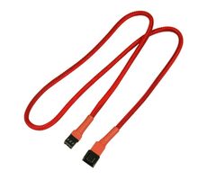Nanoxia prodlužovací kabel 3-pin Molex 60cm červená