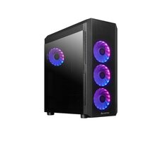 CHIEFTEC GL-04B-OP Scorpion 4 Midi Tower černá / ATX, Micro ATX, Mini ITX / Bez zdroje / Otvor na backplate CPU 