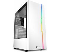 Sharkoon RGB SLIDER bílá / RGB / ATX / 1x 120mm / bez zdroje / průhledná bočnice