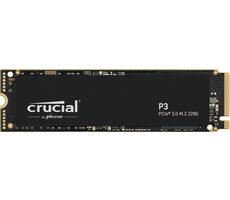 Crucial P3 2TB / M.2 SSD 2280 / PCIe 3.0 / 3D NAND / R:3500MBs / W:3000MBs / 5y