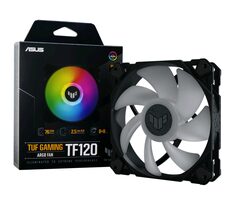 ASUS TUF Gaming TF120 ARGB černá / 120 mm / Advanced FDB / 250-1900 RPM / 76 CFM / 29 dB