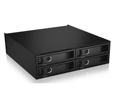 Icy Box IB-2242U2K černá / Backplane pro 4x 2.5" HDD/SSD / U.2 SFF-8639 / Hot-Swap