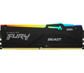 Kingston Fury Beast RGB 8GB (1x 8GB) DDR5 6000MHz EXPO / CL36 / DIMM / Non-ECC / EXPO / XMP / 1.25V