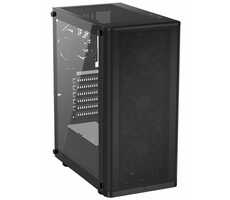 Endorfy Ventum 200 Air černá / Mid tower / ATX / 4x 120mm / 2x USB 3.0 / mesh panel / průhledná bočnice / bez zdroje 