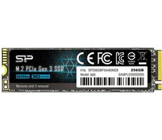 Silicon Power M.2 2280 A60 256GB / Interní SSD / PCIe Gen 3x4 / čtení:2200MBs / zápis:1600MBs